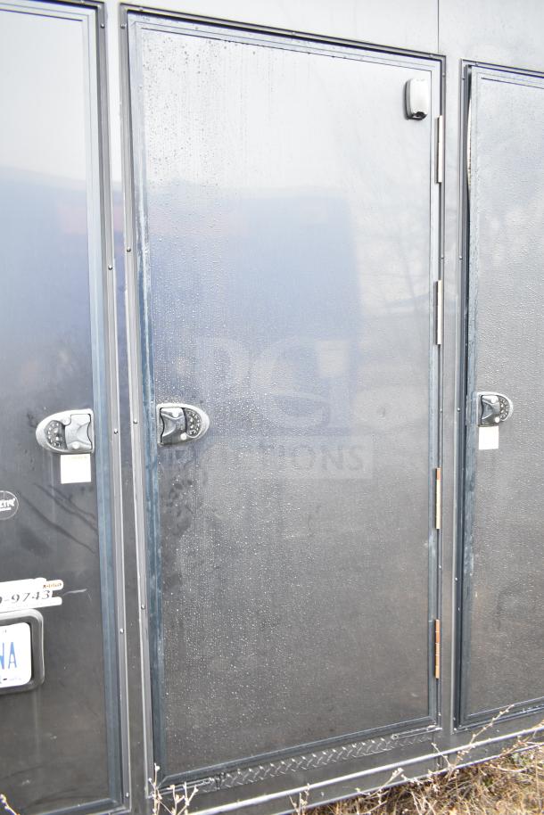 2020 Southern Dimensions 8.5' x 20' black mobile commissary/command trailer, tandem axle, dual sinks, Bosch water heater, IT cabinet.