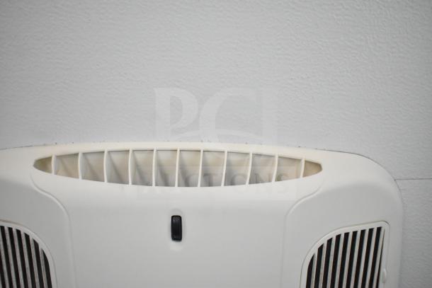 Close-up of an air vent inside the 2020 Southern Dimensions Group mobile commissary trailer, showcasing ventilation design.