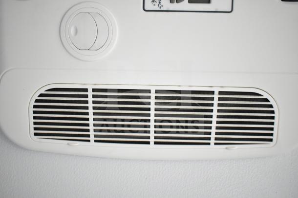 Air vent of Coleman Mach AC unit, part of the 2020 Southern Dimensions Group mobile commissary/command trailer.