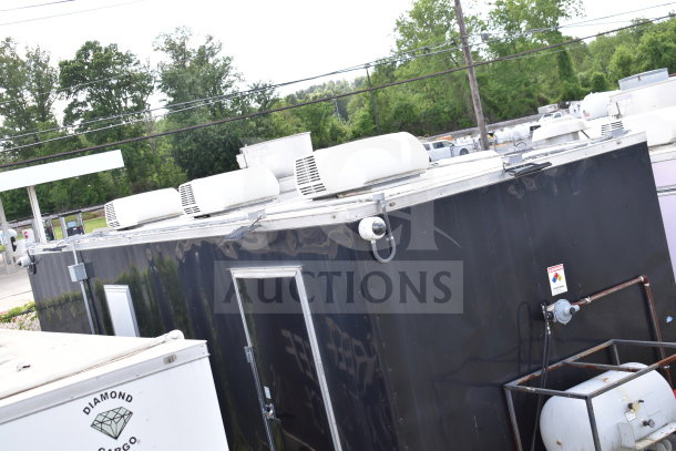 2021 Cruising Kitchens 8.5'x24' food trailer with CaptiveAire grease hood, refrigeration, and griddle. VIN: 7PLBC2429MM000193.