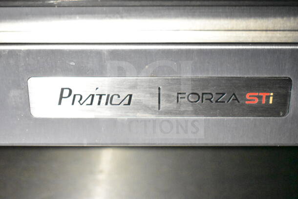 2021 Diamond Cargo 8.5'x24' food trailer label, featuring Prática Forza STi branding.
