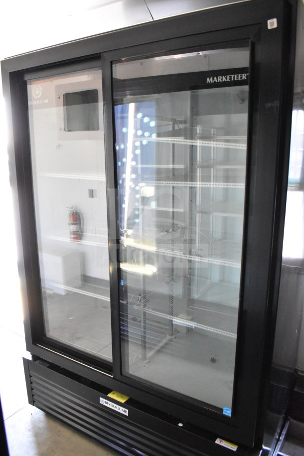 2021 Diamond Cargo 8.5'x24' Cold Food/Beverage Trailer with Beverage-Air cooler, black framed glass doors, excellent condition.