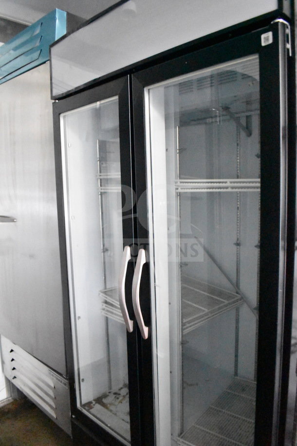 2021 Diamond Cargo 8.5'x24' cold food trailer, clean interior, glass-front refrigeration, model VIN 53NBE2424M1089867.
