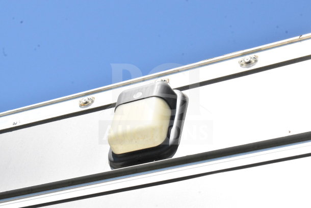 2021 Diamond Cargo 8.5'x24' cold food trailer light fixture. Sturdy build, secured with metal bolts.