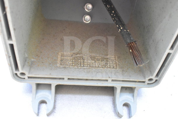 Interior detail of a 2021 Diamond Cargo 8.5'x24' trailer. Visible label lists wiring circuit specifications.
