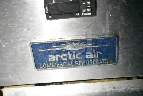 Arctic Air commercial refrigerator control panel and logo on 2020 LGS TX 8.5'x24' food trailer.