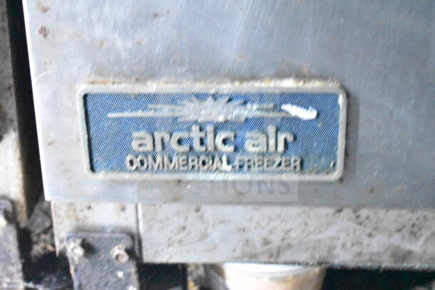Alt text: 2020 LGS TX 8.5'x24' food trailer featuring an Arctic Air commercial freezer label.