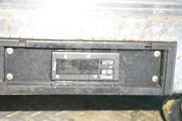 2020 LGS TX food trailer temp control panel; features Dixell display, part of refrigeration system.