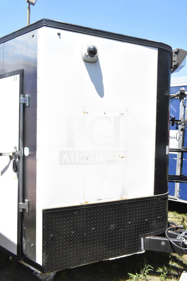 2020 LGS TX 8.5'x24' food trailer with CaptiveAire grease hood, suppression system, refrigeration, griddle. VIN: 53BPTEB26MR003733.