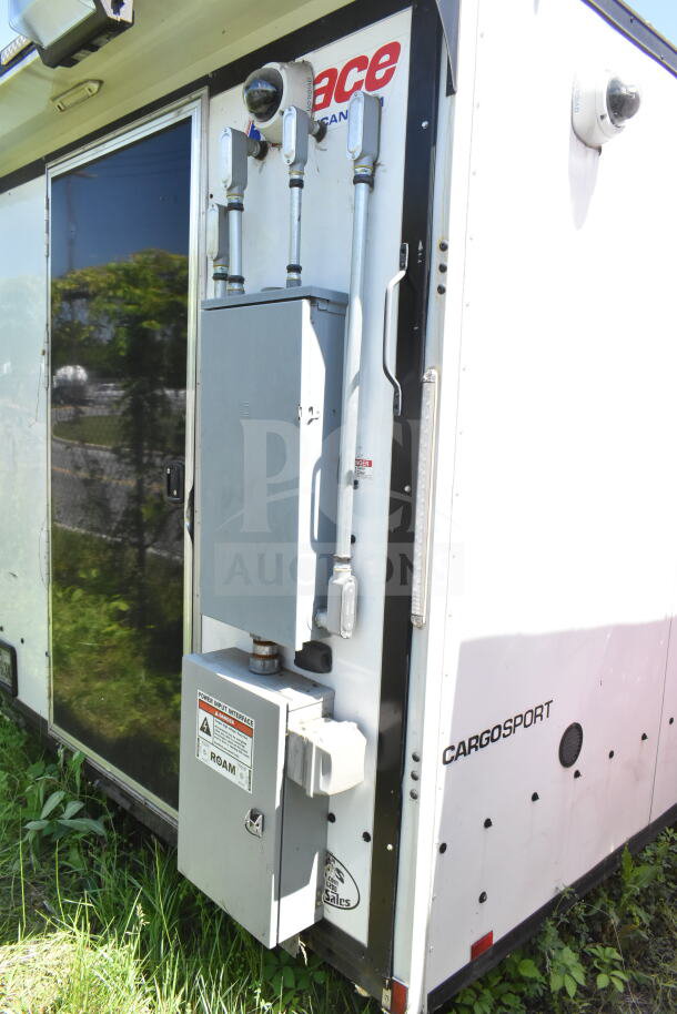 2020 LGS TX 8.5'x24' Food Trailer with CaptiveAire grease hood, suppression system, refrigeration, and griddle.