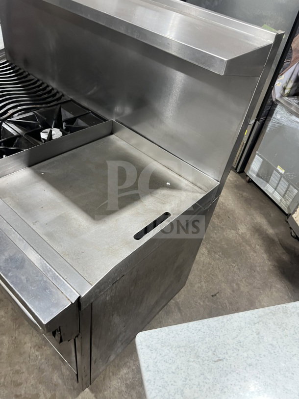 Bakers Pride EP-1 stainless steel double deck pizza oven with wired rack. Electric, model SN: 580051002001, 208V, 1 phase.