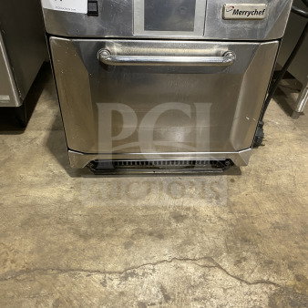 MerryChef Eikon E4 stainless steel rapid cook oven with EasyTouch touchscreen, model E4, SN: 1502213091382.