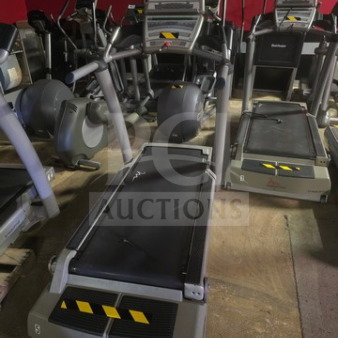 FreeMotion Incline Trainer Treadmill, unknown working condition, sold as is. Features incline capability, digital display.