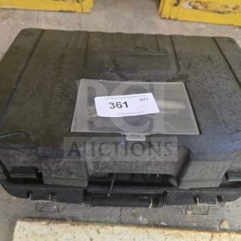 Craftsman All-In-One Cutting Tool kit in a black hard plastic case, sold as is, with item tag showing "361."