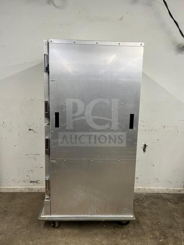 Cres Cor insulated stainless steel proofer, model proofer, used condition, on casters for mobility.