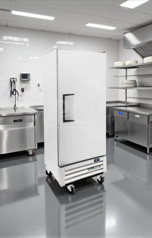 True T-12-HC commercial refrigerator, 24.88", 12 Cu. Ft., ENERGY STAR®, UL/NSF listed, flawless condition, fully tested.