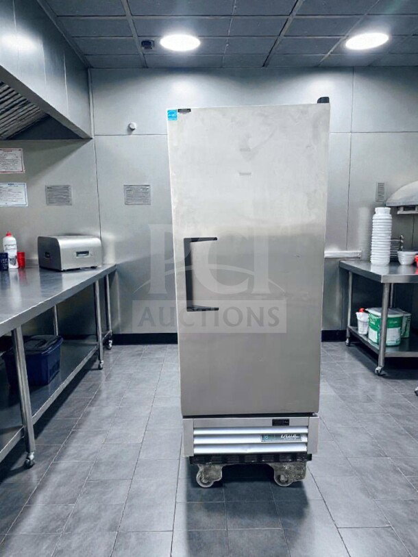 True T-12-HC commercial reach-in refrigerator, 12 cu. ft., ENERGY STAR®, UL/NSF listed, flawless condition.
