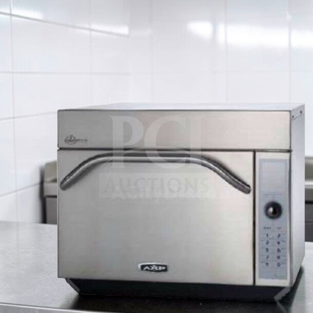 Amana AXP20 high-speed microwave convection oven, 1.38 cu. ft, commercial grade, fully tested, excellent condition.