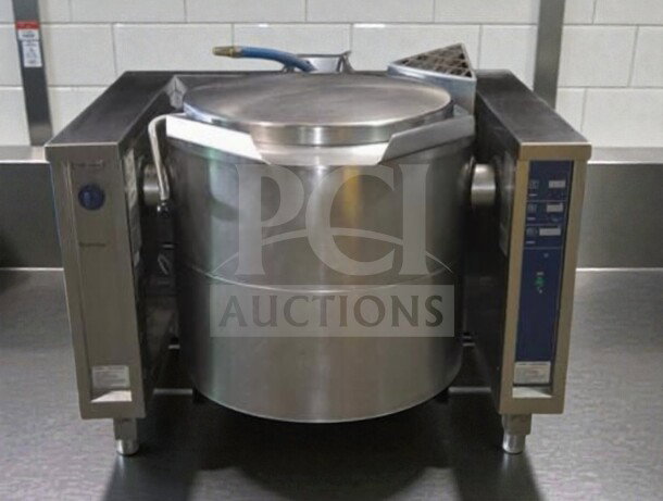 Electrolux GU5EOE0000 commercial tilting boiling pan, premium condition, UL listed, stainless steel, fully tested operational.