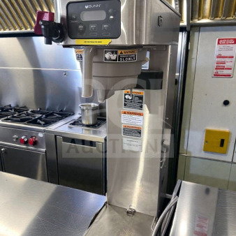 Bunn ITCB-DV 29" commercial coffee brewer, digital control, stainless steel, high-grade condition, UL listed, 120V.
