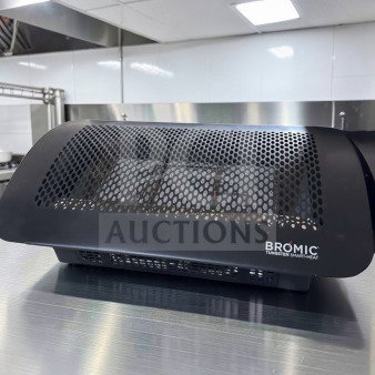 Bromic Tungsten Smart-Heat gas radiant heater, elite condition, wall-mounted, tested, operational, high output.