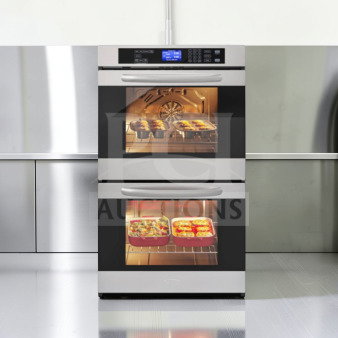 Brand new KoolMore KM-WO30D-SS 30″ electric double wall oven. Scratch & dent. Dual compartments, stainless steel finish.