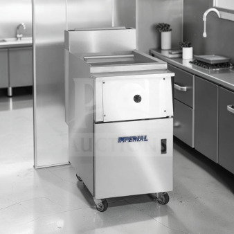 Pristine Imperial IPC-14NG gas pasta cooker, 12-gallon, 105,000 BTU, stainless steel, fully tested, commercial-grade.