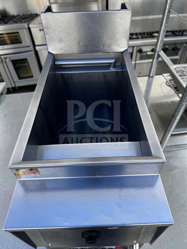 Pristine Imperial IPC-14NG gas pasta cooker, 12-gallon, 105,000 BTU, commercial stainless steel, fully tested, model IMP-L-PC-0785.