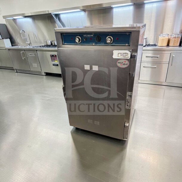Alto-Shaam 1000-TH-II Cook & Hold Oven, stainless steel, classic controls, 120V, excellent condition, commercial use.