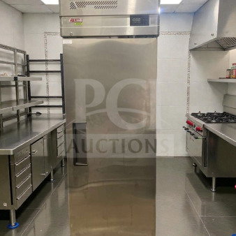 Turbo Air EF24-1-N-V commercial reach-in freezer, stainless steel, 115V, single phase, excellent condition, tested working.