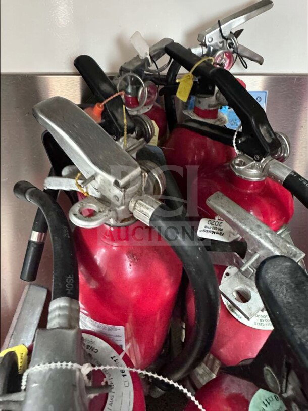 Prime Condition 5 lb ABC Fire Extinguishers, 2A:10B:C, UL Listed, ideal for restaurant and kitchen safety.