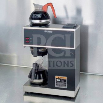 Bunn VPR Pourover Coffee Brewer with dual warmers, superior condition, UL & NSF listed, fully tested and operational.