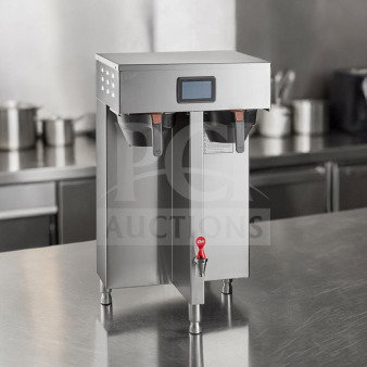 Wilbur Curtis G4TP2T10A3100 G4 ThermoPro Twin Coffee Brewer, stainless steel, 220V, outstanding condition, fully tested.
