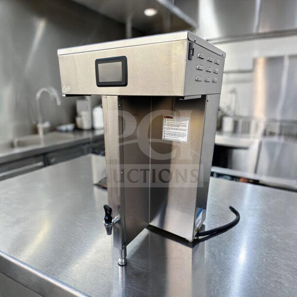 Wilbur Curtis G4TP2T10A3100 G4 ThermoPro Twin Coffee Brewer, stainless steel, 220V, excellent condition, tested, operational.