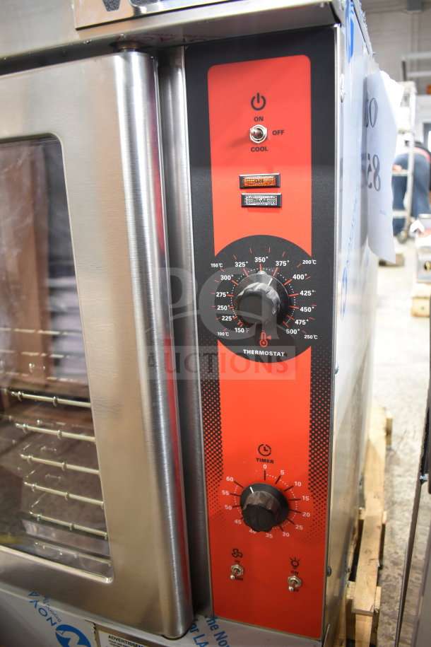 Brand new 2025 Vulcan VC4ED Commercial convection oven with view-through doors, thermostatic controls, 208V, 1/3 phase.