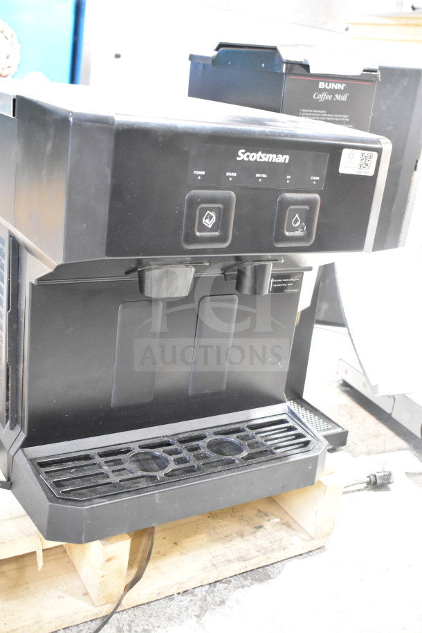 Brand new Scotsman W-HID207ABX-1A countertop water and ice dispenser, 196 lb capacity, scratch and dent, 115 Volts.