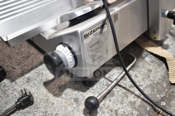 BRAND NEW SCRATCH AND DENT 2025 Bizerba countertop meat slicer with blade sharpener, 120V, 1 phase.