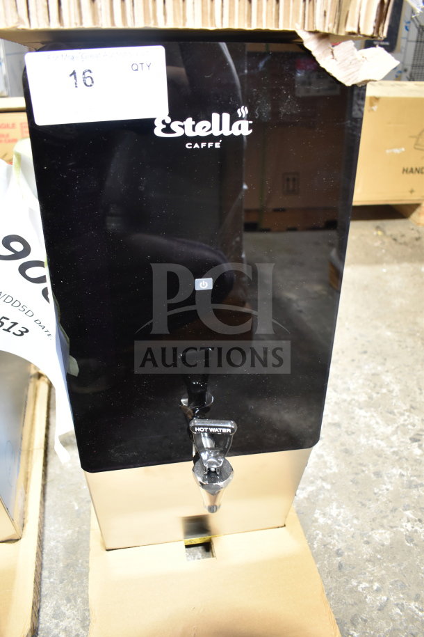 BRAND NEW Estella 236HWDD5D 5 Gallon Digital Hot Water Dispenser. Tap-operated, 230V, 1 Phase. Scratch and dent condition.
