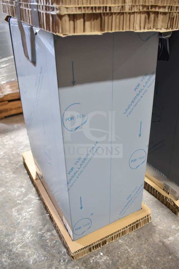 New Estella 236HWDD5D commercial hot water dispenser in packaging, 5-gallon capacity, 230V, 1 Phase, digital control, scratch and dent condition.