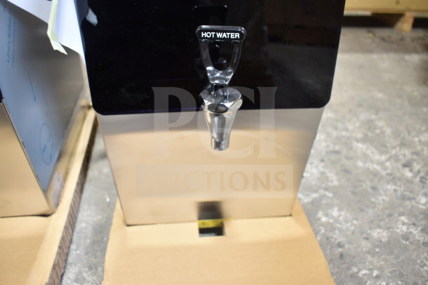 BRAND NEW Estella 236HWDD5D 5 Gallon Digital Hot Water Dispenser, stainless steel, tap-operated, 230V, 1 Phase.
