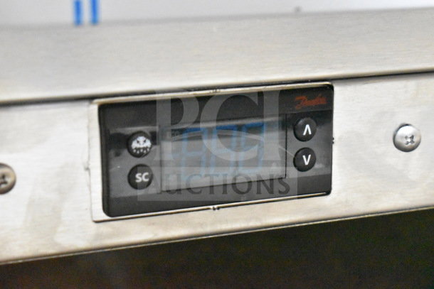 Beverage Air UCFD27AHC-2 undercounter freezer control panel with digital display and control buttons. Brand new condition.