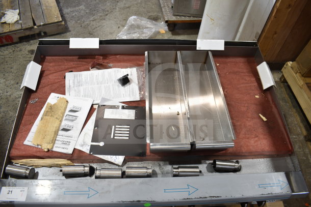 BRAND NEW Garland GTGG48-GT48M 48" Natural Gas Griddle. Includes parts and instructions. Scratch and dent condition.