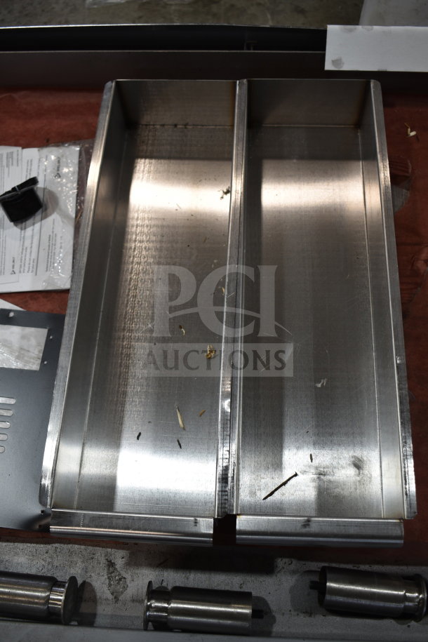BRAND NEW Garland GTGG48-GT48M 48" Natural Gas Griddle, thermostatic controls, 112,000 BTU, visible components shown.