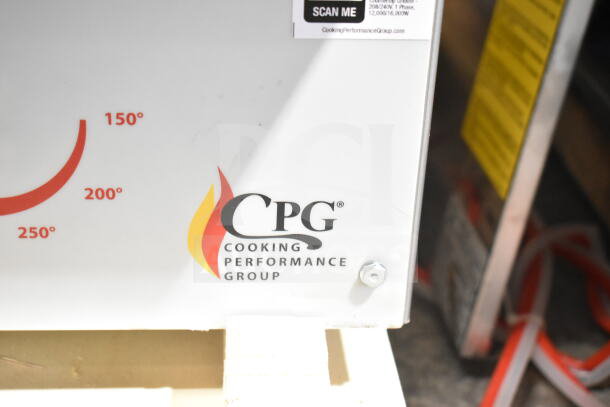 BRAND NEW SCRATCH AND DENT! Cooking Performance Group 351GCPG48M 48" Electric Griddle, 208/240V, logo, and control panel visible.