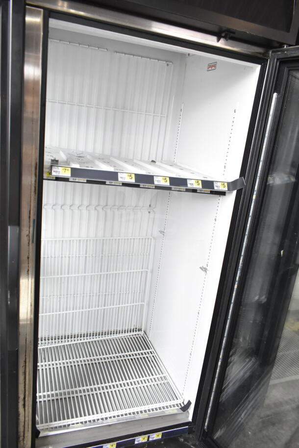 2016 True GDM-49F-HC freezer merchandiser, double door, spacious interior, excellent condition, 115/208-230V, 1 phase.