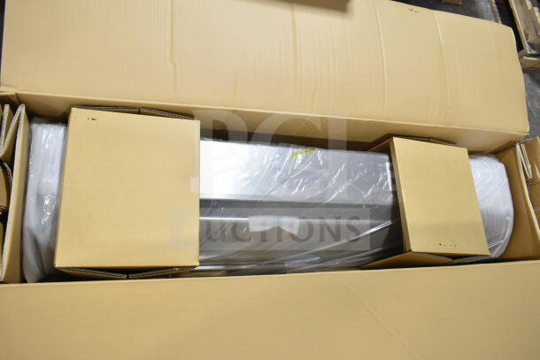 BRAND NEW Hoshizaki HNC-150BA-R-S 59" Sushi Display Case, curved glass, refrigerated, scratch and dent condition, in packaging.