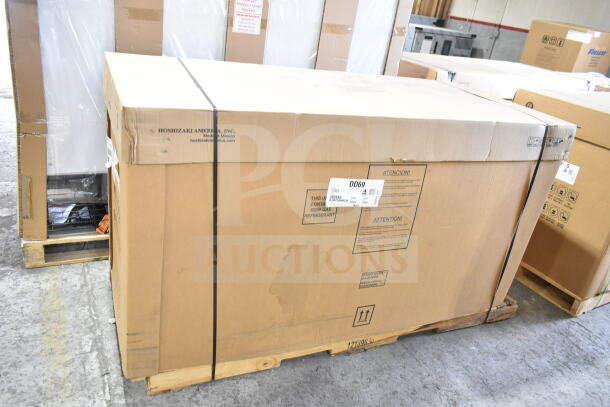 BRAND NEW Hoshizaki DD69 kegerator in original packaging, single/double tap, 3 keg capacity, 115V, 1 phase, scratch and dent.