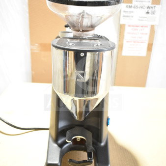 Nuova Simonelli G60OD espresso grinder, 1 lb. capacity, 110V, commercial countertop model, stainless steel finish, excellent condition.
