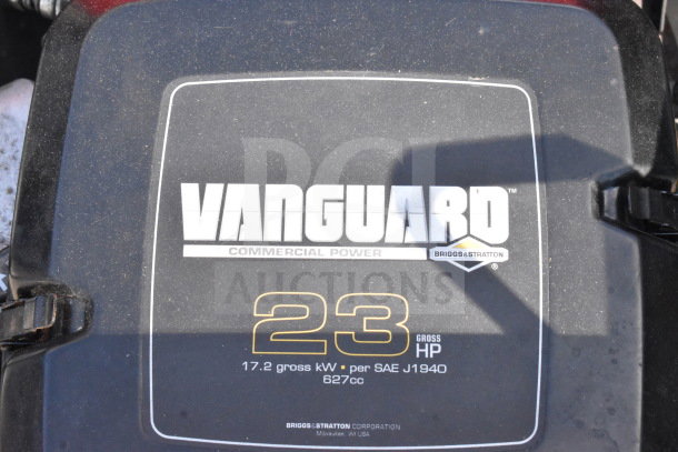 Briggs & Stratton Vanguard XTP120 Generator, 3 Phase, 23 HP, 17.2 kW, 627cc, commercial power unit in used condition.