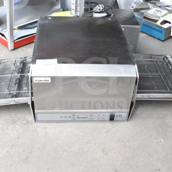 "Brand new Lincoln 250001U00V1620 50'' ventless electric conveyor oven, digital controls, non-stick belt, 208-240V, 1 phase."